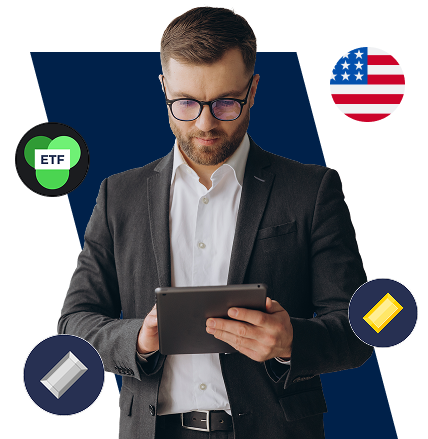 Zdjęcie przedstawiające męzczyzne z tabletem